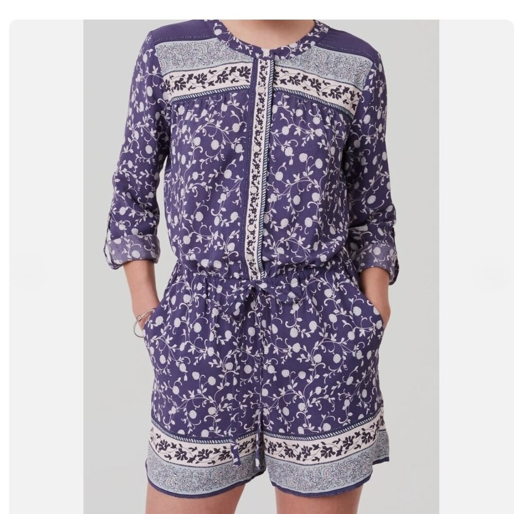 LIKE NEW Floral Print Romper